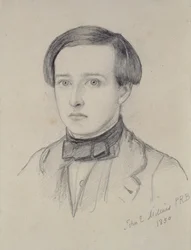 Portrait of Charles Allston Collins
